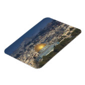 Tempelberg und Kuppel des Felsens, Morgengrauen Magnet (Linke Seite)