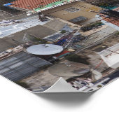 Tempelberg und Kuppel des Felsens Poster (Ecke)