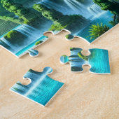 Tempelburg des geheimen Jadethrons Puzzle (Seite)