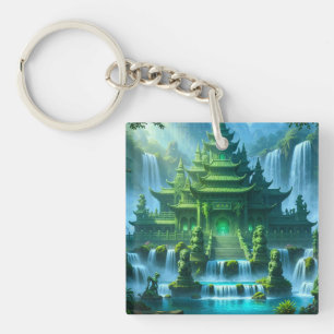 Tempelburg des geheimen Jadethrons Schlüsselanhänger
