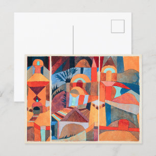 Tempelgärten Paul Klee Fotodruck Postkarte