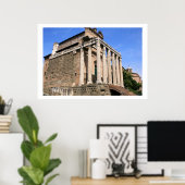 Tempelperspektive Poster (Heimbüro)