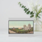 Tempelplatz, Salt Lake City Klassiker Fotochrom Postkarte (Stehend Vorderseite)