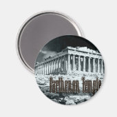 Tempelreihe Parthenon Magnet (Vorderseite/Rückseite)