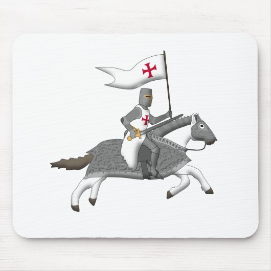 Tempelritter Angriff.png Mousepad (Vorne)