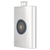 Tempelritter-Flasche Flachmann (Links)