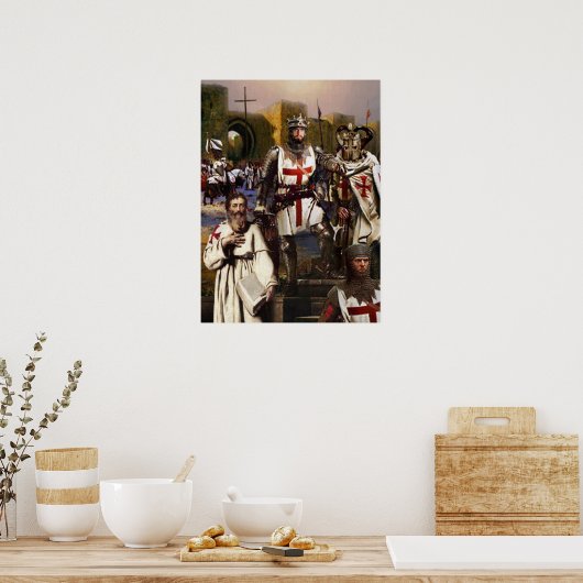 Tempelritter Poster (Küche)