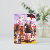 Tempelritter Postkarte (Stehend Vorderseite)