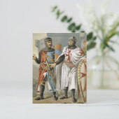 Tempelritter Postkarte (Stehend Vorderseite)