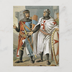 Tempelritter Postkarte