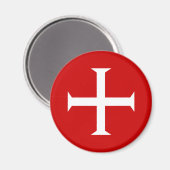 Tempelritter Rot Kreuz Malta teutonische Hospiall Magnet (Vorderseite/Rückseite)