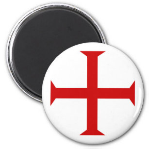 Tempelritter Rot Kreuz Malta teutonische Hospiall Magnet