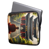 Tempelruhe Laptopschutzhülle (Vorderseite Links)