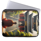 Tempelruhe Laptopschutzhülle (Vorderseite)