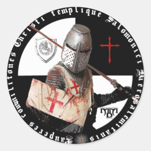 Tempelstreiter Aufkleber