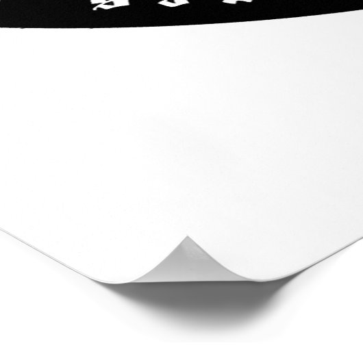 Tempelstreiter Poster (Ecke)