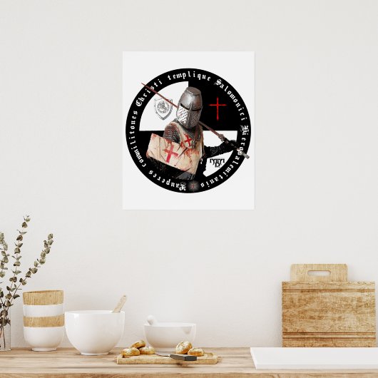 Tempelstreiter Poster (Küche)