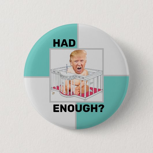Temper Tantrum Trump Button (Vorderseite)