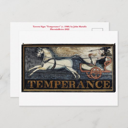 Temperament Postkarte (Vorne/Hinten)