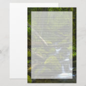 Temperament Rainforest Stream in Columbia River Briefpapier (Vorne/Hinten)