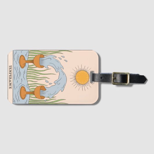 Temperament-Tarot-Karte Gepäckanhänger (Vorderseite (Horizontal))