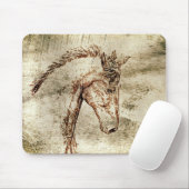 Temperamentvolles Pferd Mousepad (Mit Mouse)