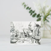 Temperance beim Genuss eines Fruchtessens Postkarte (Stehend Vorderseite)