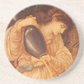 Temperantia von Sir Edward Coley Burne-Jones Getränkeuntersetzer (Vorne)