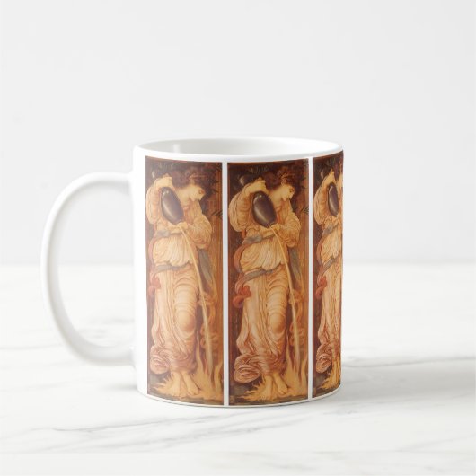 Temperantia von Sir Edward Coley Burne-Jones Kaffeetasse (Links)
