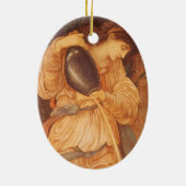 Temperantia von Sir Edward Coley Burne-Jones Keramikornament (Hinten)