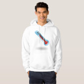Temperatur des Thermometers Hoodie (Vorne ganz)