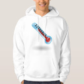 Temperatur des Thermometers Hoodie (Vorderseite)