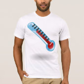 Temperatur des Thermometers T-Shirt (Vorderseite)