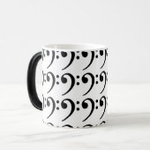 Temperatur, die BASSSCHLÜSSEL Tasse ändert (Vorderseite Links)