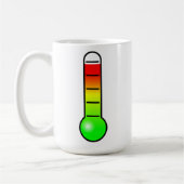 Temperatur-Thermometer Kaffeetasse (Links)