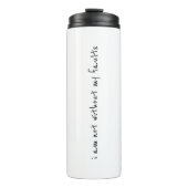 Temperaturschädel Thermosbecher (Vorderseite)