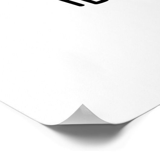 Temperierender Glass Funny Handy Pun Poster (Ecke)