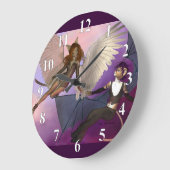 temperiert große wanduhr (Winkel)