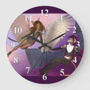 temperiert große wanduhr