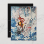 Tempest - Abstrakt von Gene Foltuz Mini Print Postkarte (Vorne/Hinten)