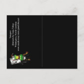 Tempest - Abstrakt von Gene Foltuz Mini Print Postkarte (Rückseite)