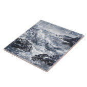 Tempest an der walisischen Küste Fliese (Seite)