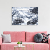 Tempest an der walisischen Küste Leinwanddruck (Insitu (Wohnzimmer))