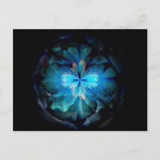 Tempest (blau) postkarte (Vorderseite)