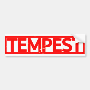 Tempest-Briefmarke Autoaufkleber