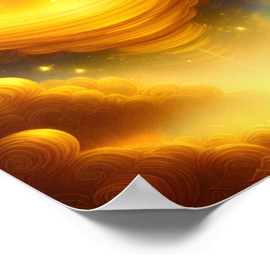 Tempest des Lichtplakats Poster (Ecke)