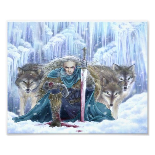 Tempest Eisfantasy Art Foto drucken (Vorne)