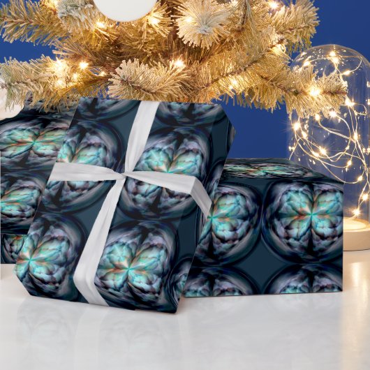 Tempest II (Blau) Geschenkpapier (Feiertage)
