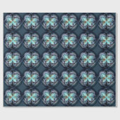 Tempest II (Blau) Geschenkpapier (Flach)