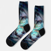 Tempest II (Blau) Socken (Linkes Detail)